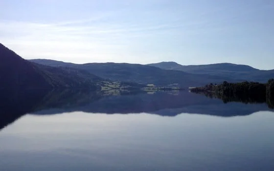 Mirror-like Norwegian fjords