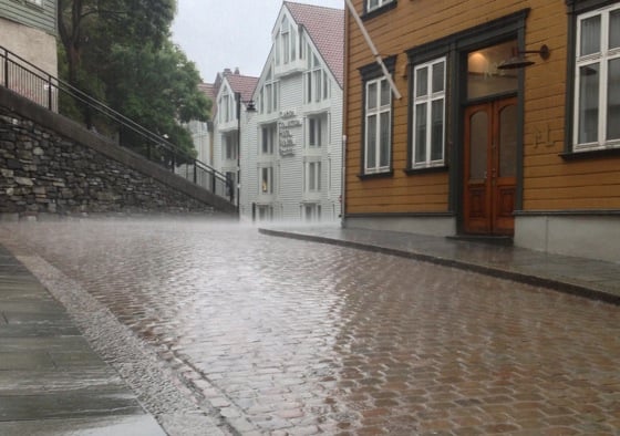 Rain in Stavanger