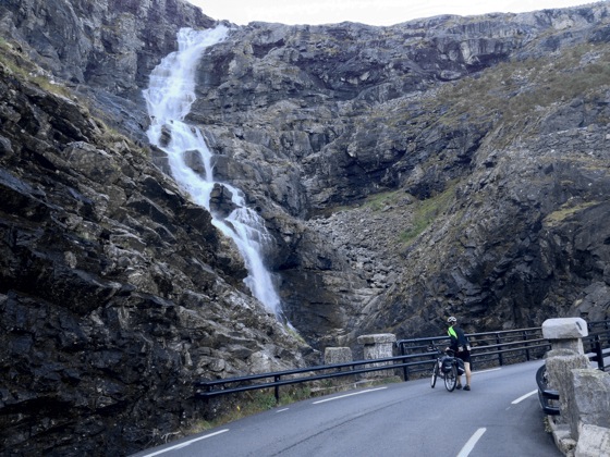 Trollstigen Bridge over Stigfossen