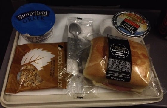 SAS long-haul breakfast