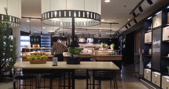 SAS lounge at Copenhagen