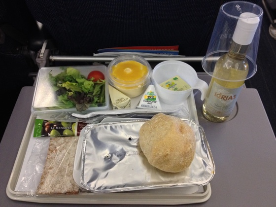 SAS in-flight meal