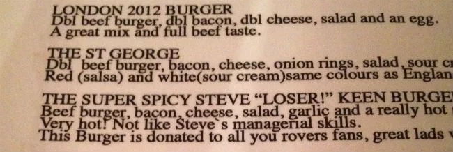 Burger menu