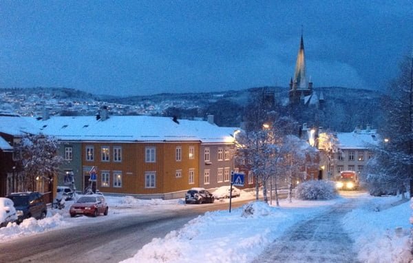 Trondheim in winter