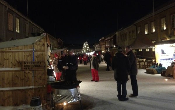 Christmas Market at Night