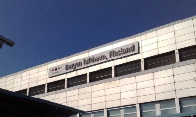 Bergen airport entrance