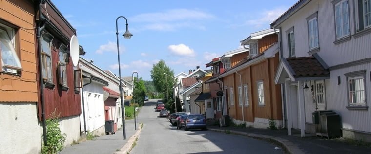 A street in Kongsberg