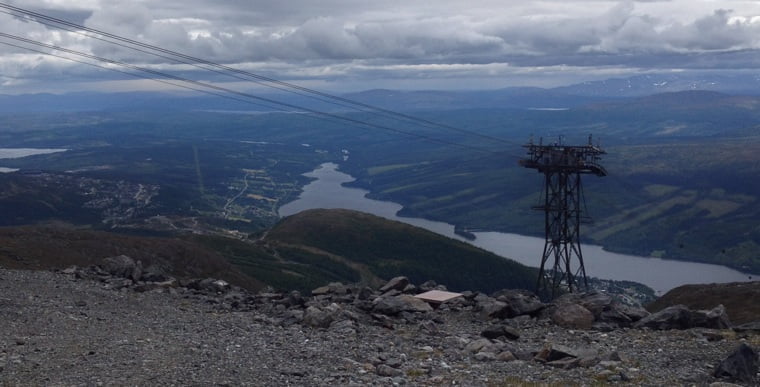 View from Åreskutan