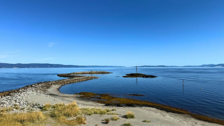 Beach at Munkholmen. Photo: David Nikel.