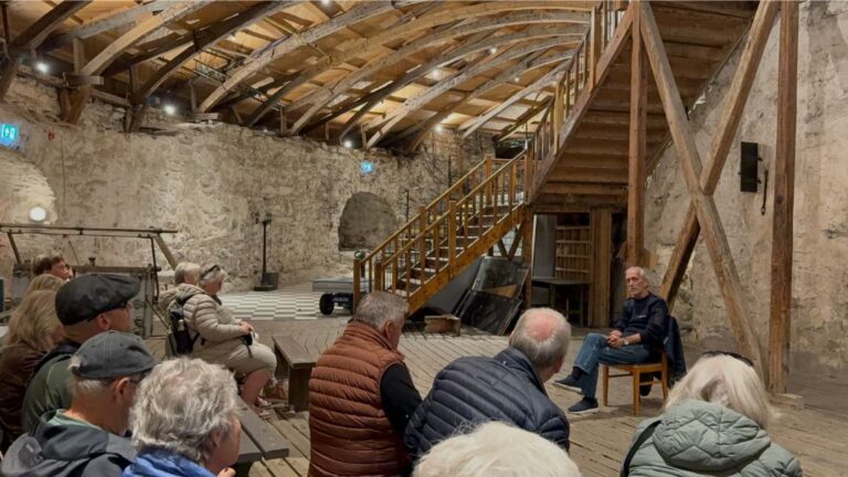 Inside the round tower at Munkholmen. Photo: David Nikel.