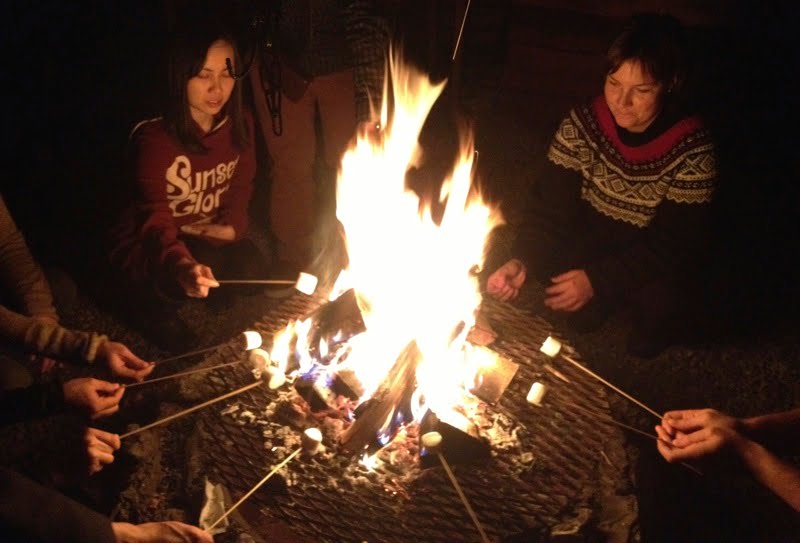 Toasting marshmallows