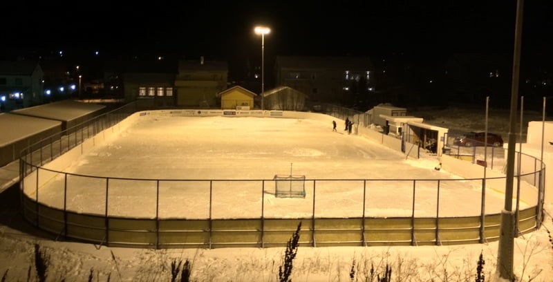 Ice stadium in Kirkenes