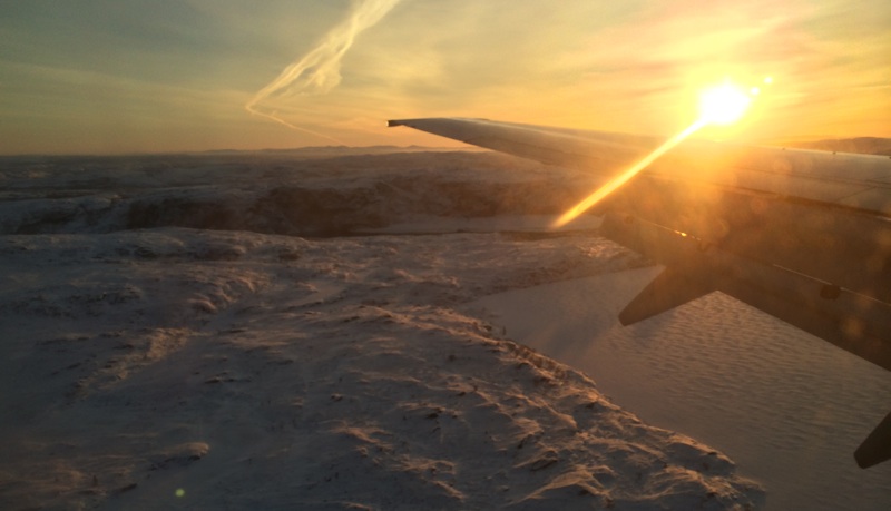 Approaching KKN Høybuktmoen Airport