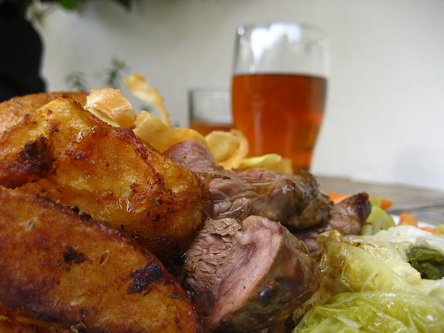 Sunday roast beef ale