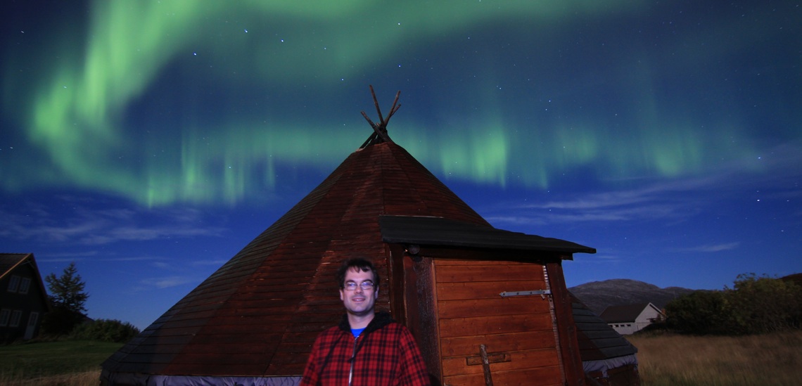 Aurora borealis in Norway