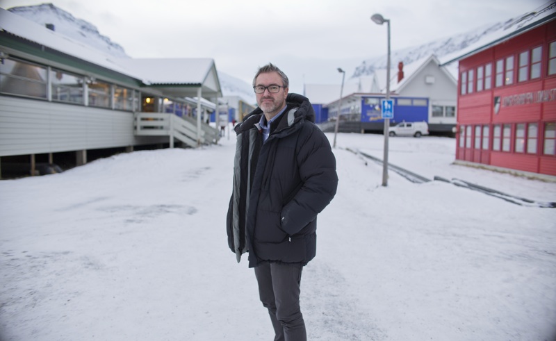 Eirik Palm, redaktør Svalbardposten.