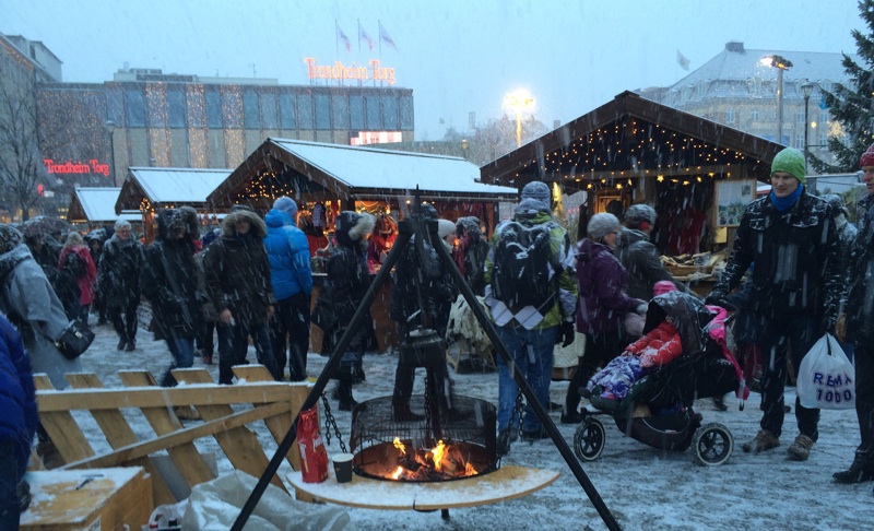 Christmas market in Trondheim