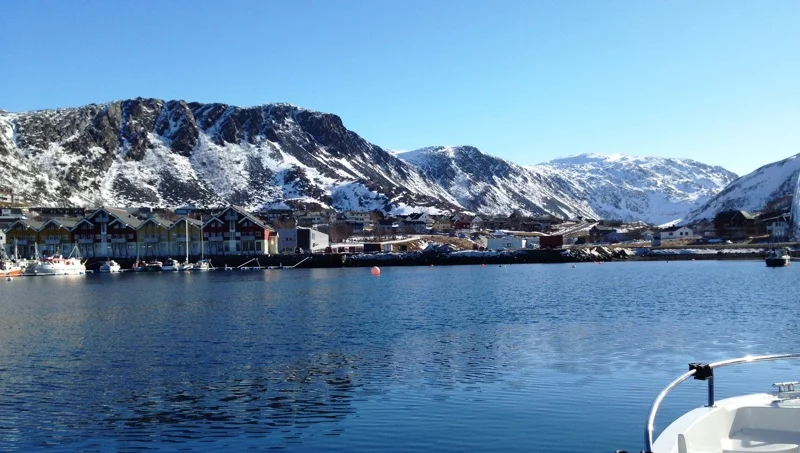 Hammerfest by boat