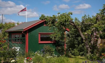 A Norwegian allotment, or kolonihage. Photo credit: Anne-Sophie / Flickr.