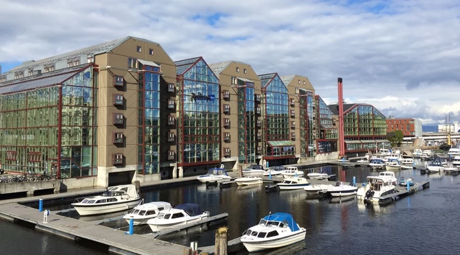 Radisson Blu Royal Garden Hotel in Trondheim, Norway.