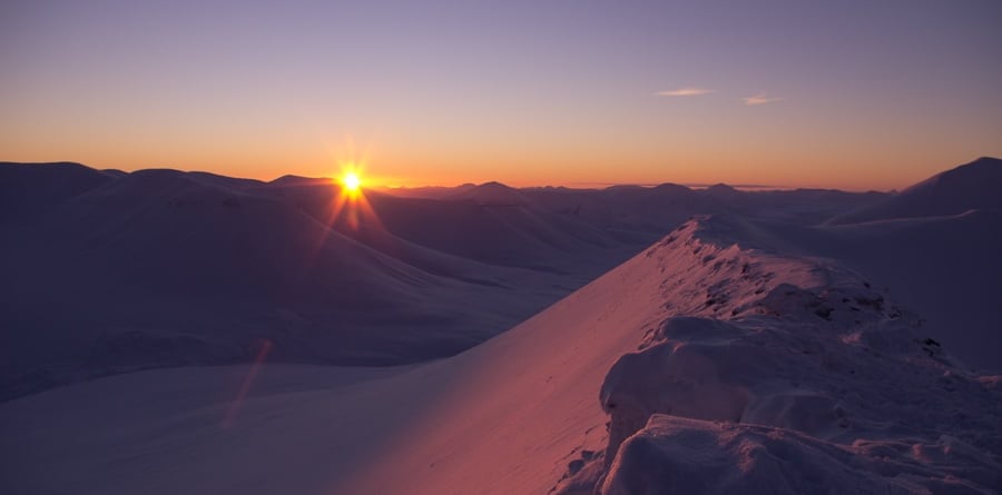 Svalbard sunrise