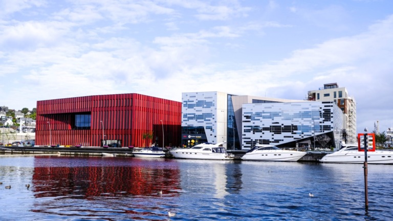 Modern waterfront of Sandnes, Norway. Photo: Richard M Lee / Shutterstock.com.