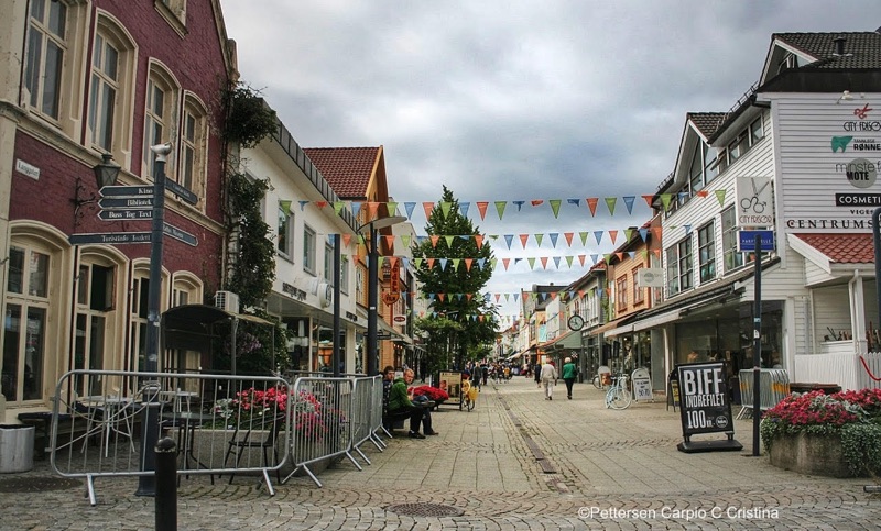 Sandnes city centre. Photo: Carmen Cristina Pettersen Carpio.