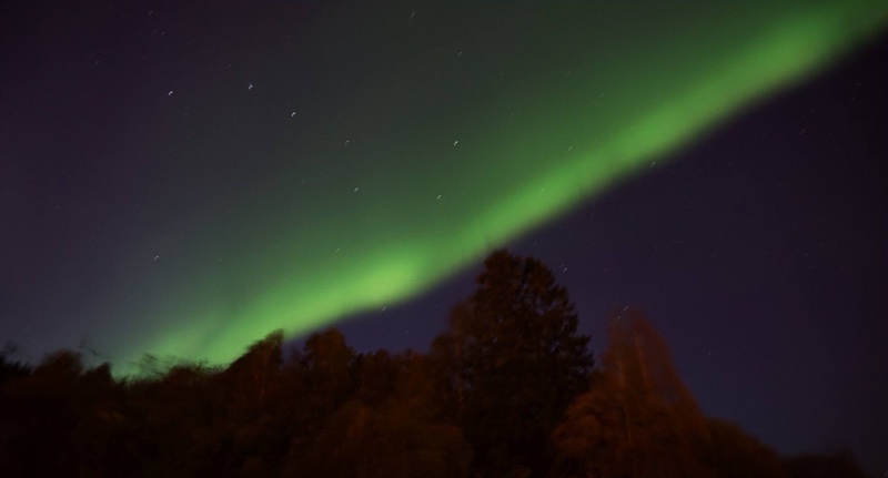 Aurora borealis in Norway