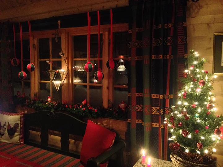 Norwegian Christmas cabin