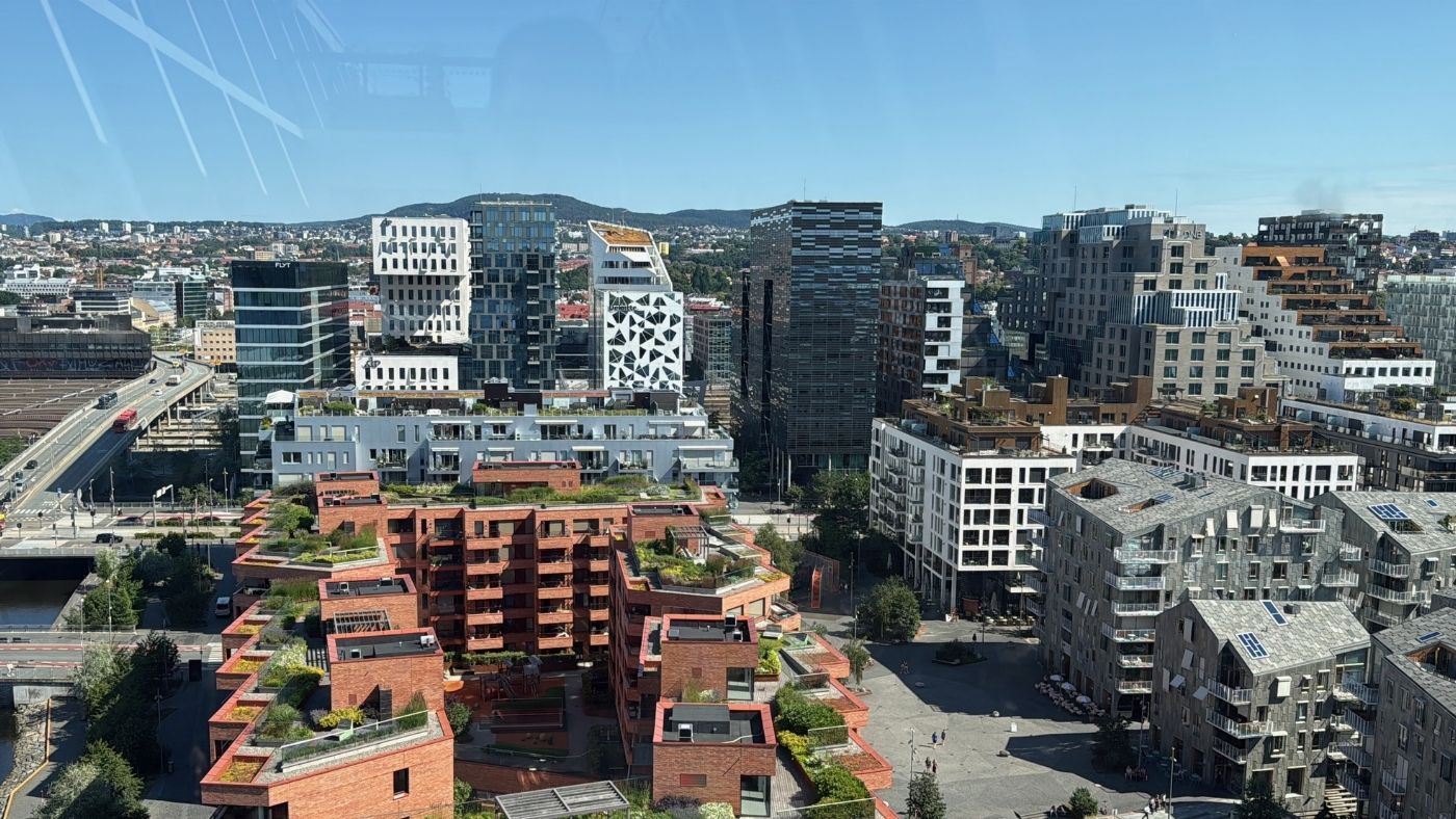 Oslo skyline seen from the Munch Museum. Photo: David Nikel.