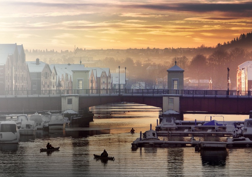 The river in Trondheim