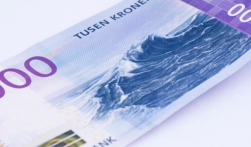 The new Norwegian thousand krone note