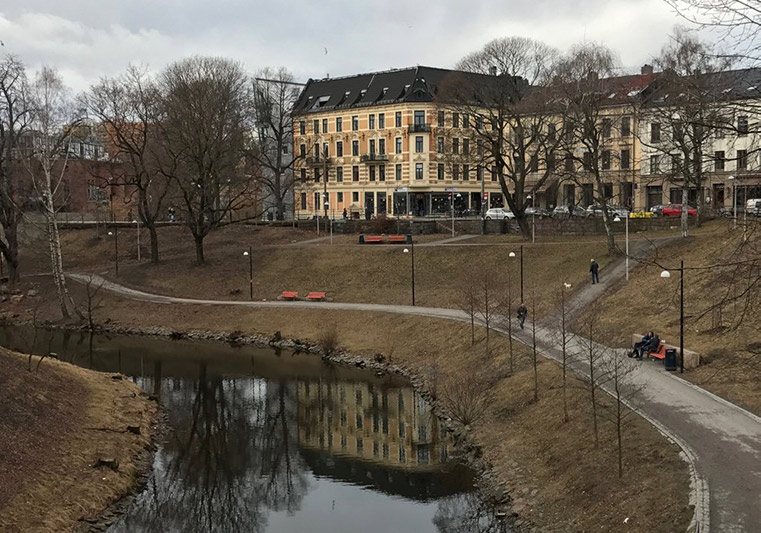 Akerselva river in Oslo