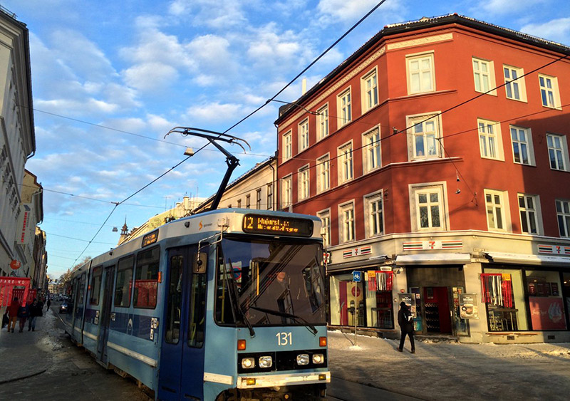 Tram in Grünerløkka