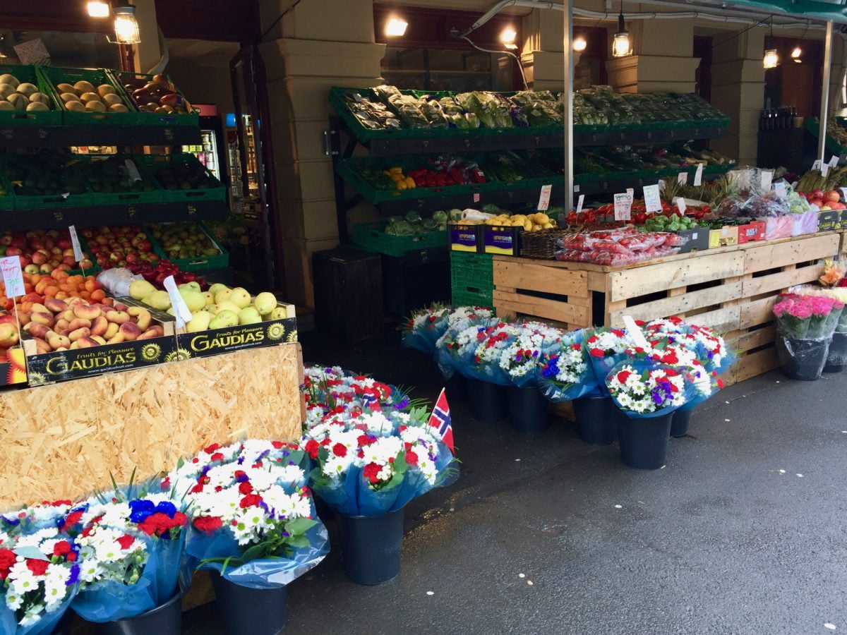 Food market in Oslo