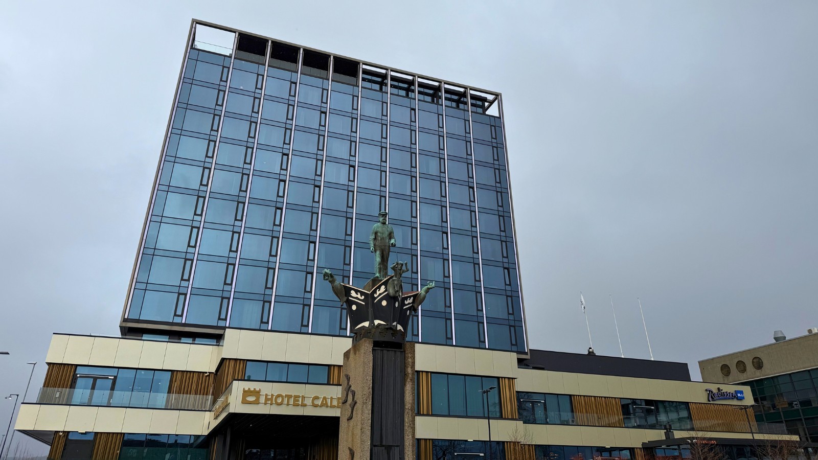 Hotel entrance in Kristiansand, Norway. Photo: David Nikel.