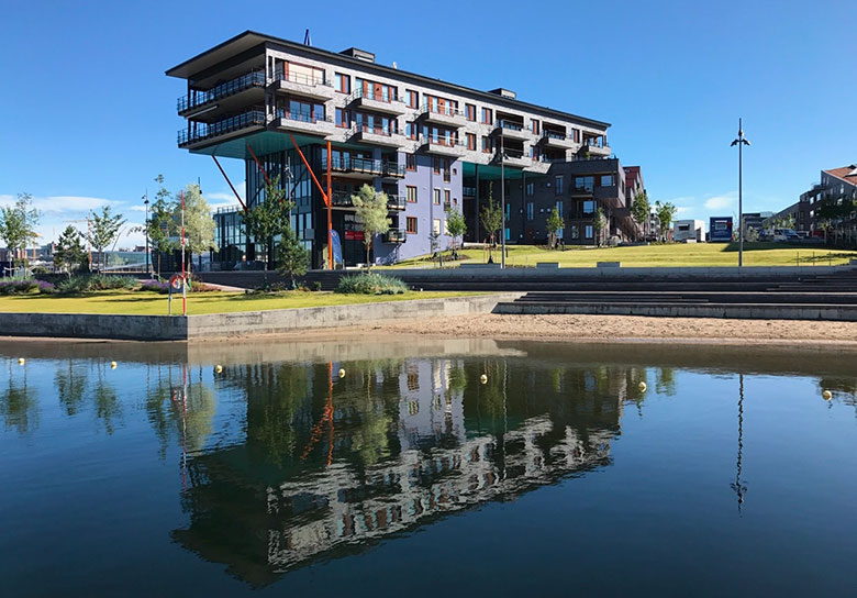 Modern apartments at Sørenga in Oslo