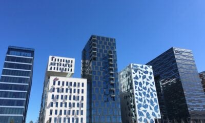 Business district in Oslo