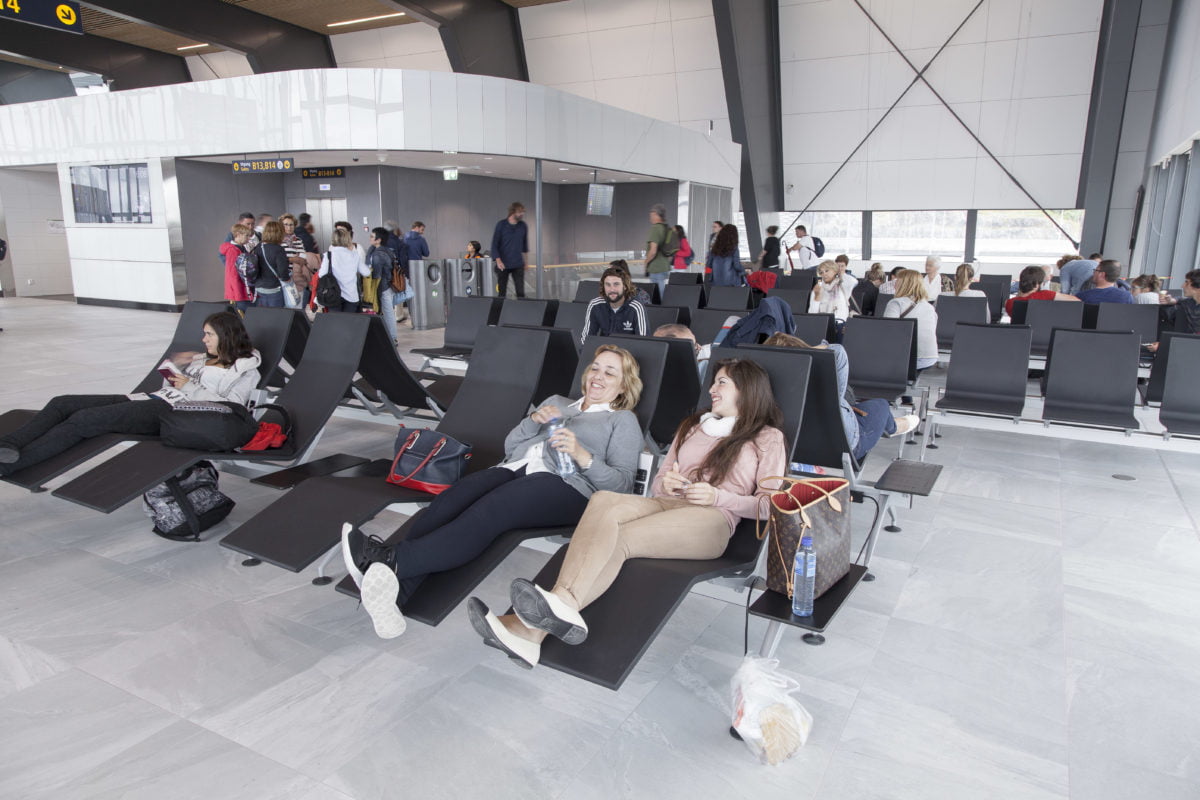 The revamped Bergen Airport