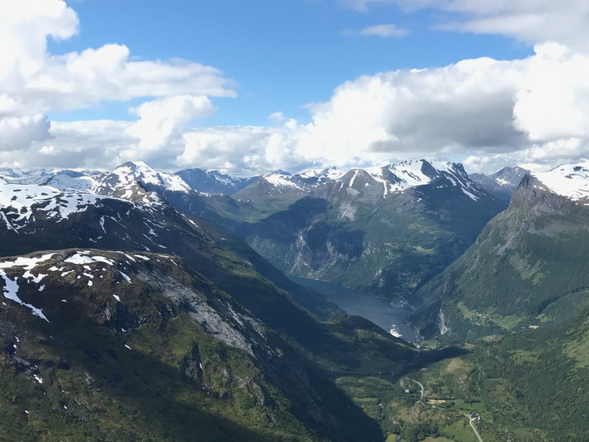 Geiranger from above