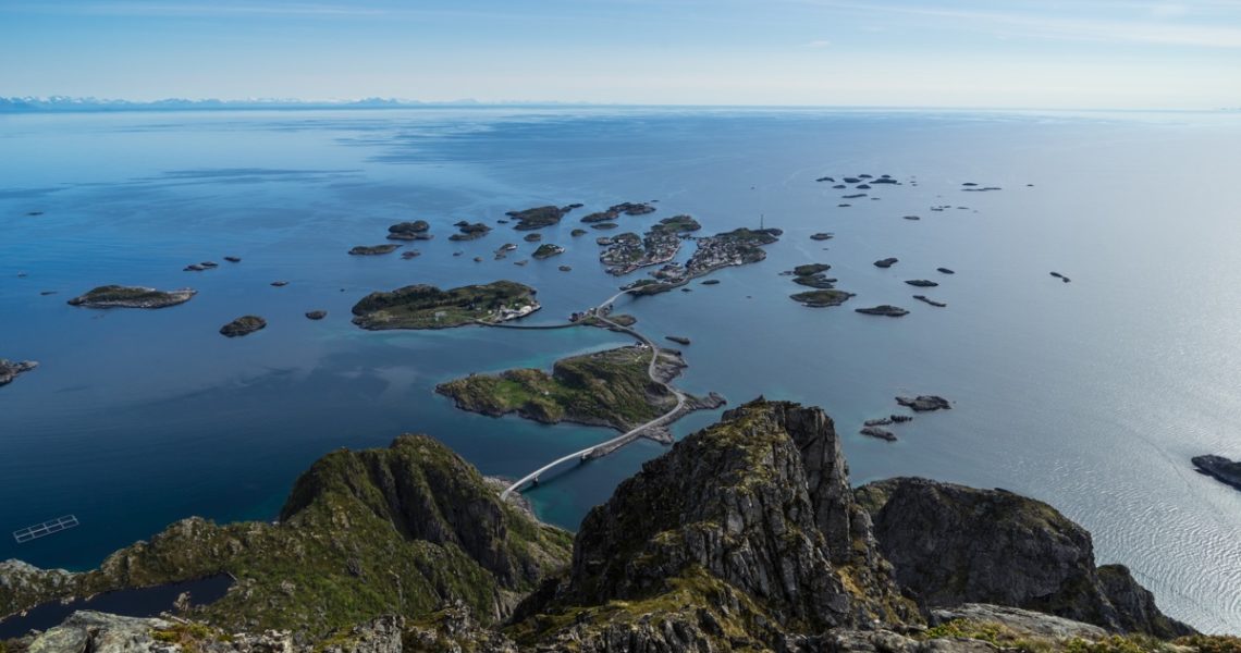 Henningsvær from above