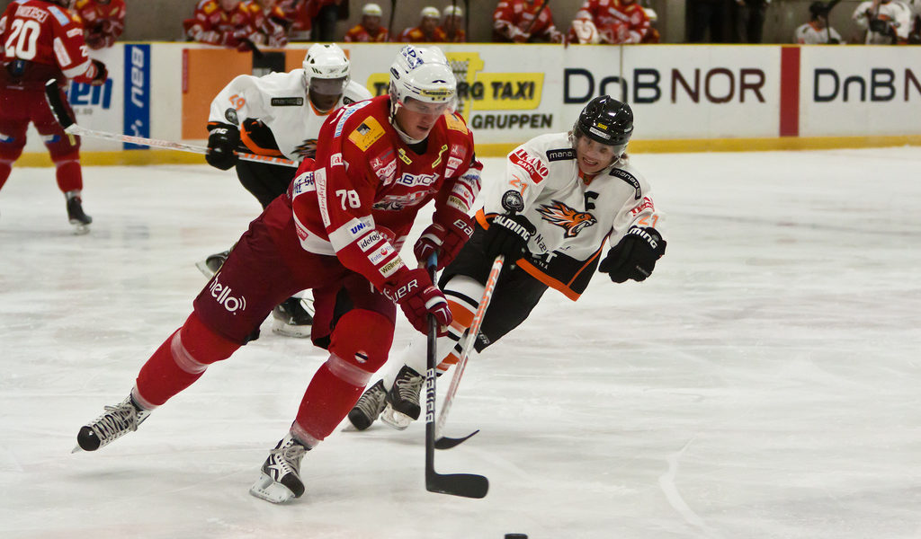 Hockey game in Norway