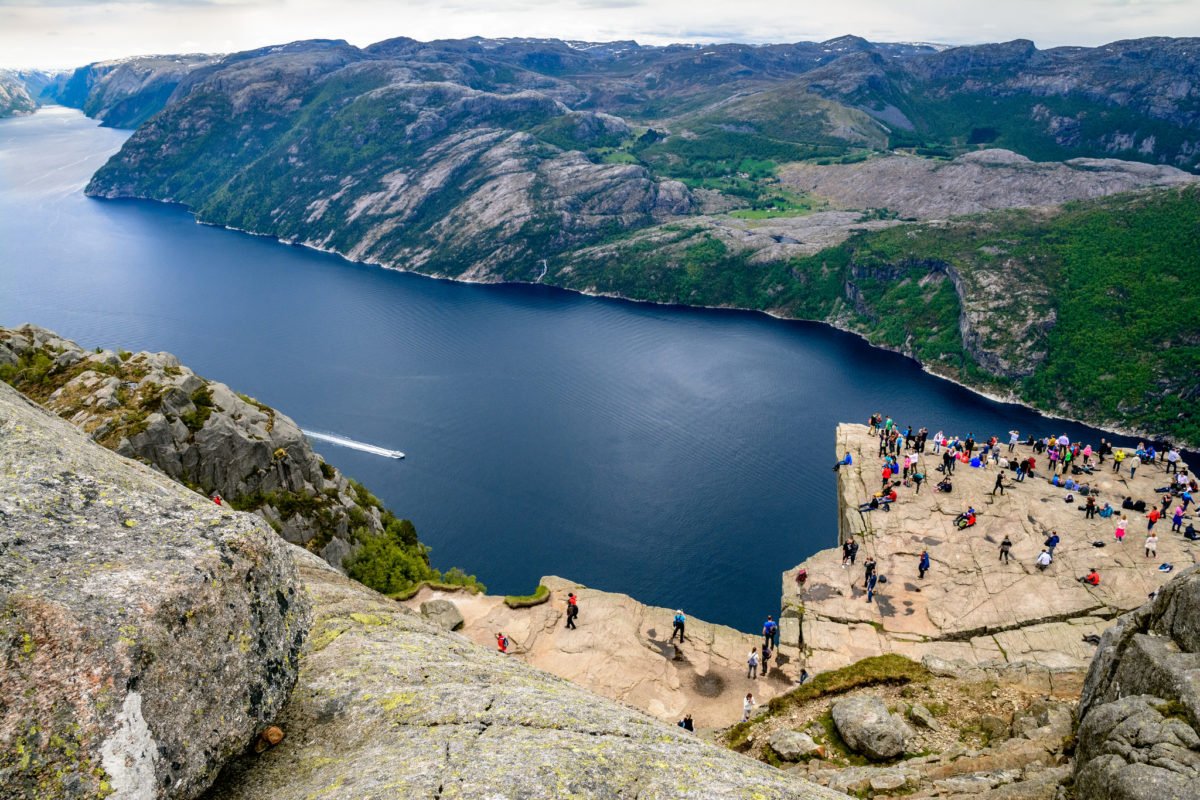 Preikestolen from above