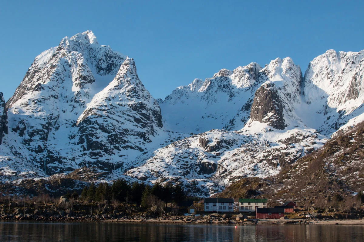 Trollfjord mountains