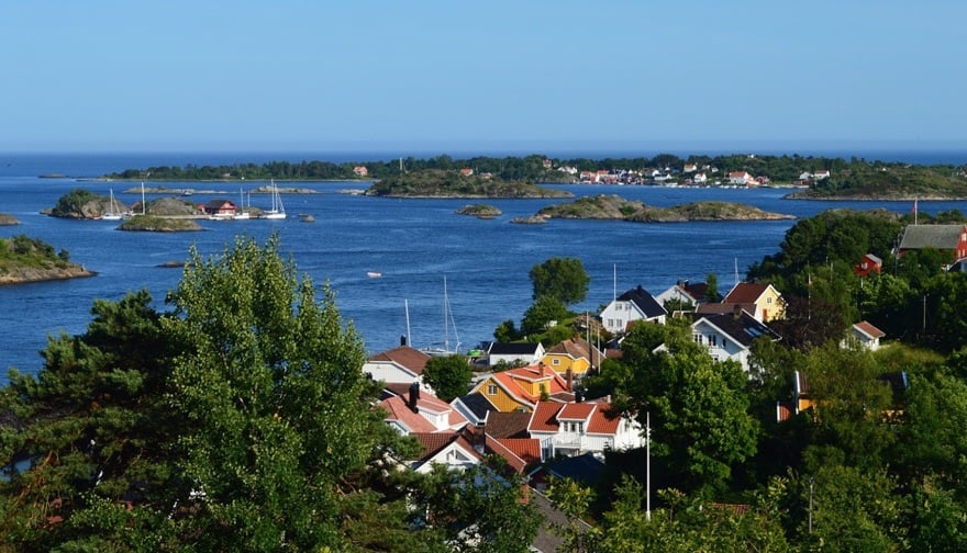 Arendal & Hisøy island in Southern Norway