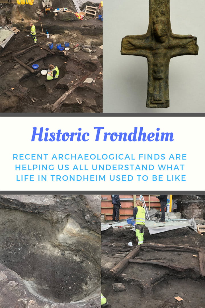 Archaeological finds including remains of a medieval church under the city centre of Trondheim tell us a lot about how people used to live.