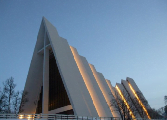 Arctic Cathedral in Winter