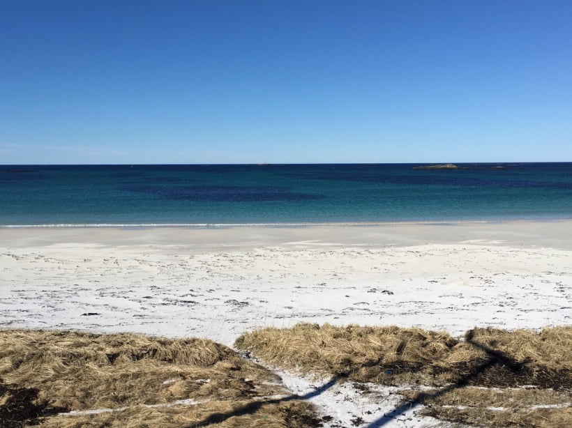 Bleik beach on Andøya. Photo: David Nikel.