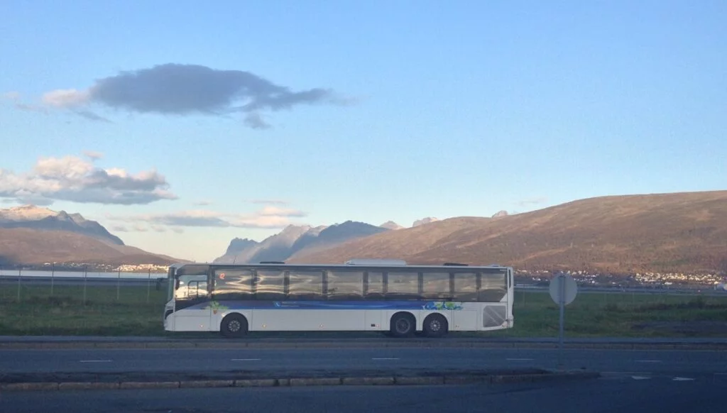 Public bus in Tromsø. Photo: David Nikel.
