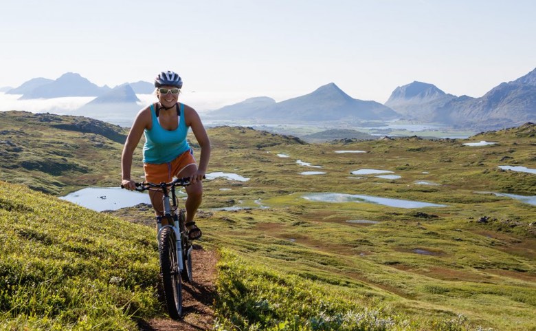 Cycling in northern Norway